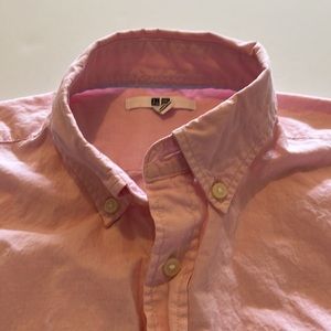 Uniqlo Mens Pink Button Down